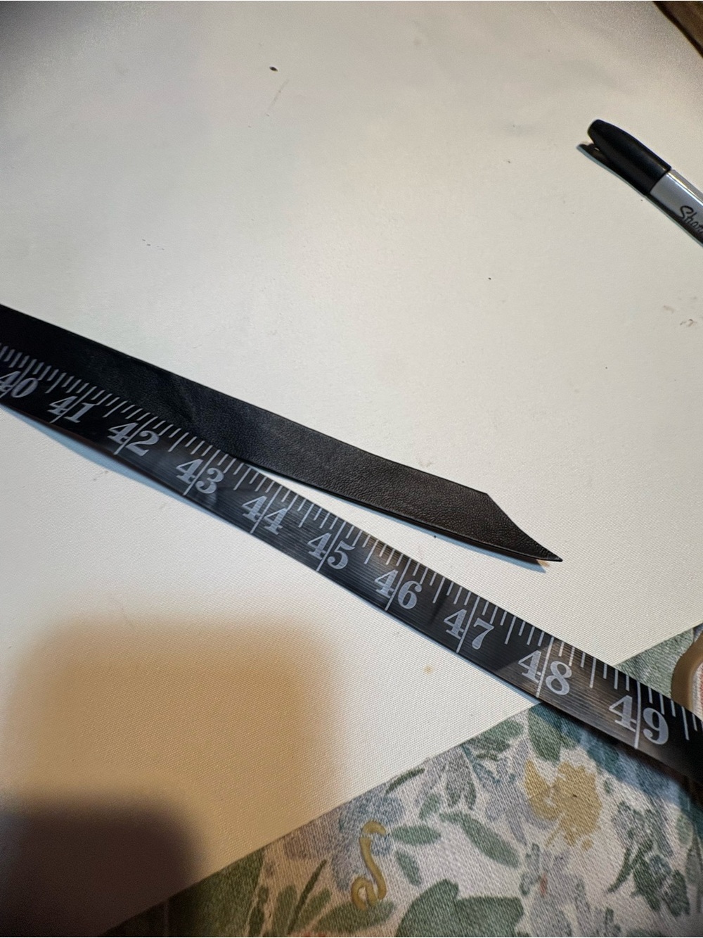 G.I.L.I . black leather obi-style wrap belt - Picture 12 of 14